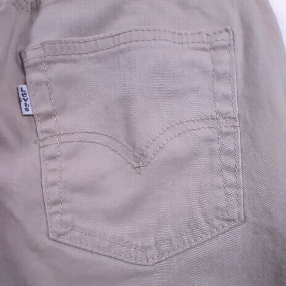 Kids Levi's Khaki Jogger Pants Sz: 10-12 - Picture 8 of 15